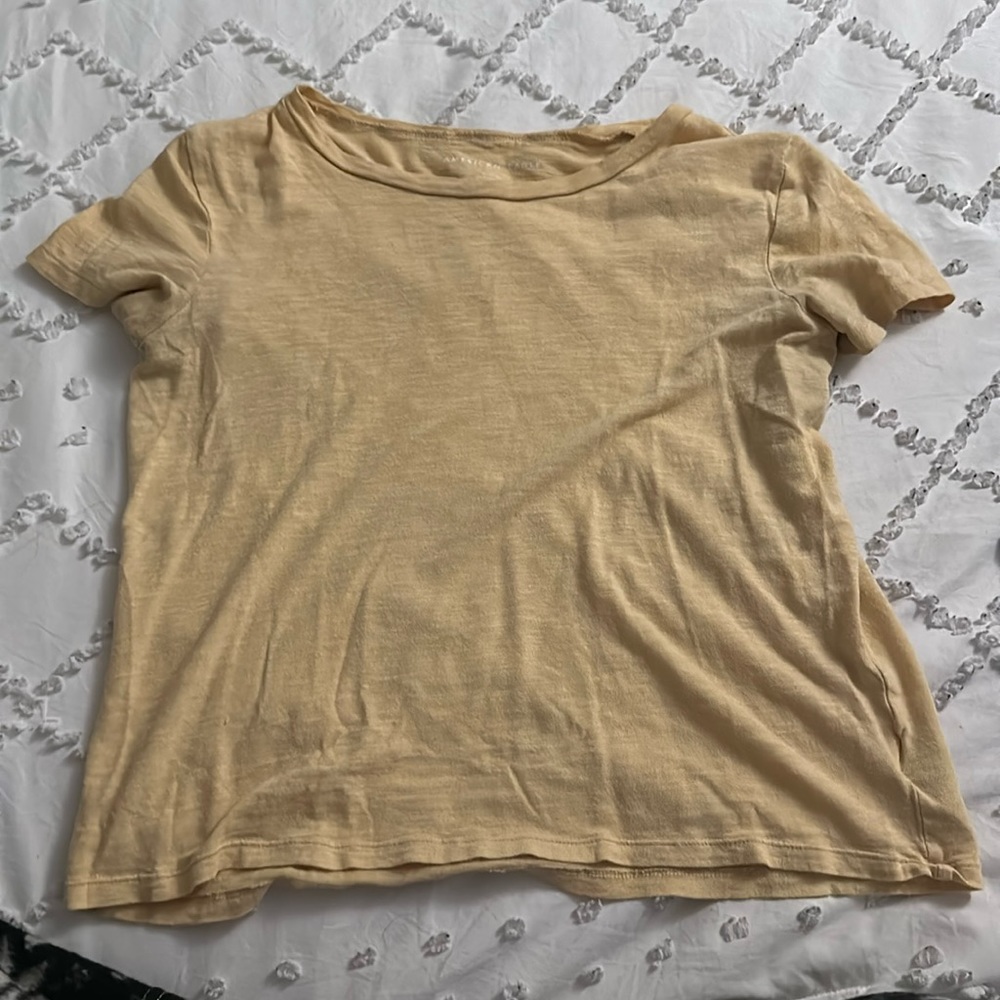 AMERICAN EAGLE TEE YELLOW